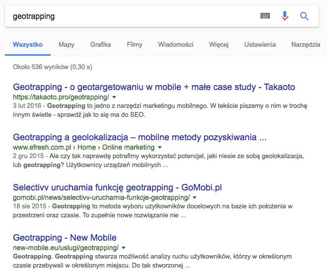 serp geotrapping